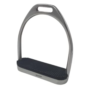 Estribo de Salto INOX Borracha Preta
